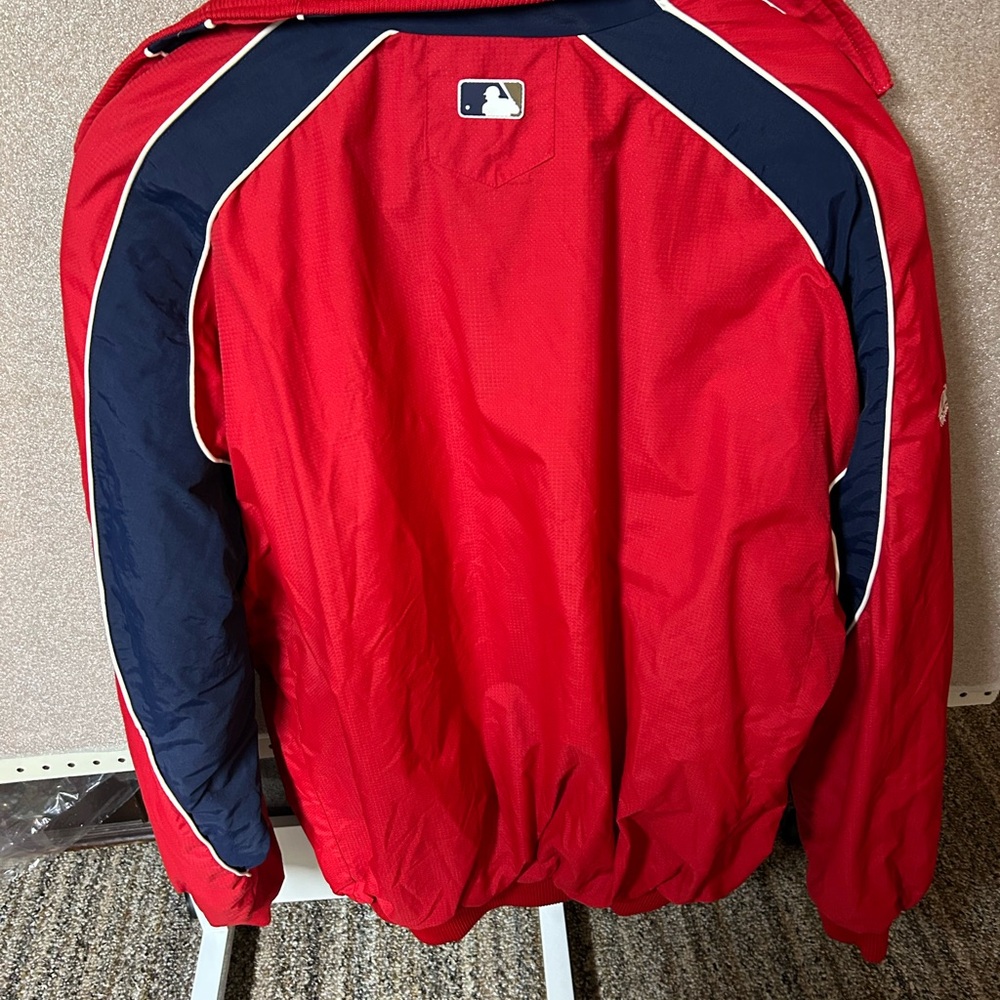 Majestic Authentic Washington Nationals Full Zip Coat, TacNTwill lettering - Picture 6 of 6